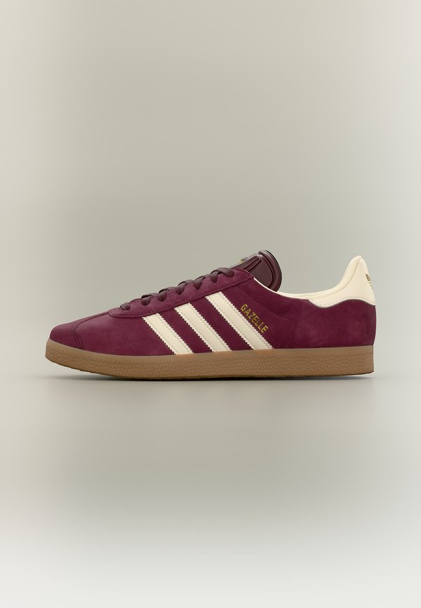 GAZELLE UNISEX - Pantofi sport - maroon/cream white