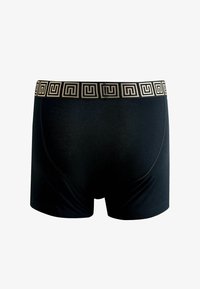 Selected, black metallic pattern waistbands