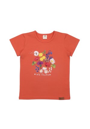 WILD FLOWERS - T-Shirt print - orange