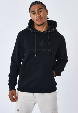 DETAIL MONOGRAMME ALL OVER - Sweatshirt - noir