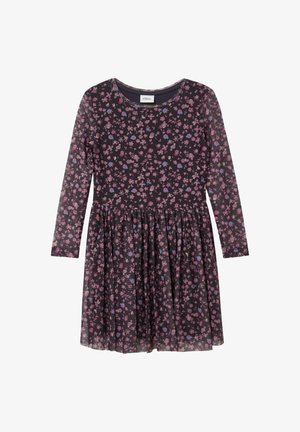 LANGÄRMELIGES MIT FUTTER UND ALL-OVER-MUSTER - Dnevna haljina - dunkelgrau