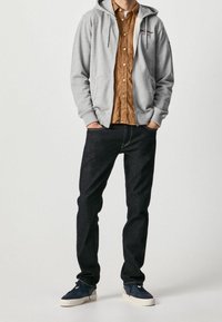 Pepe Jeans Mikina na zip - mottled grey