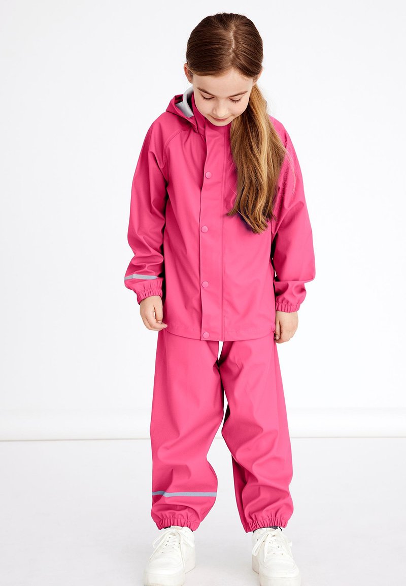 Name it NKNDRY RAIN UNISEX SET Impermeabile pink/fuxia Zalando.it