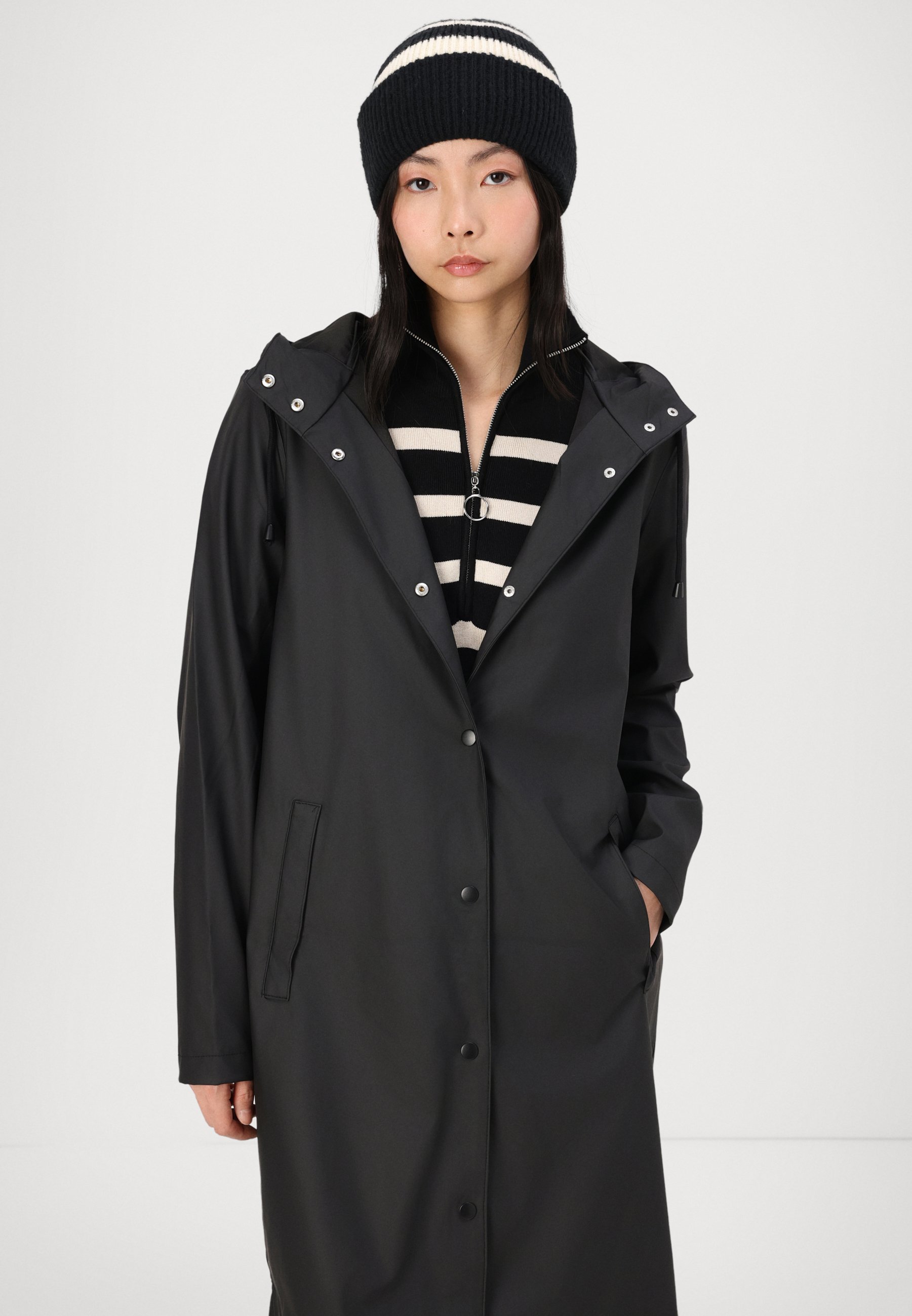 Noisy May Nmsky L/S A-Line Raincoat Noos Impermeabile Donna