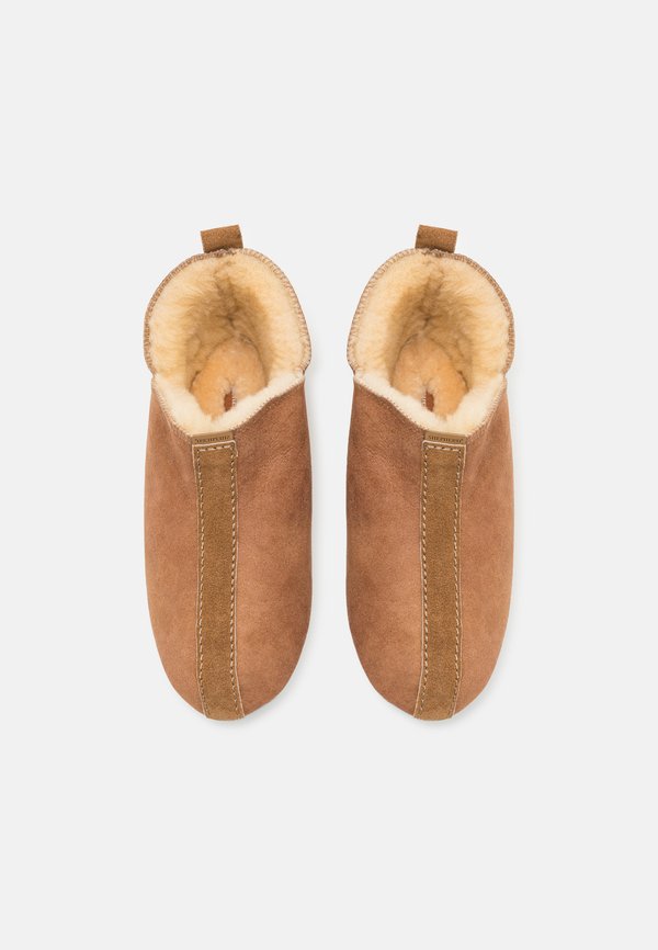 LINA - Slippers - antique cognac2