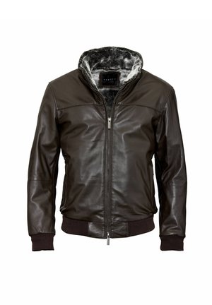 BUARTURO - Leren jas - dunkelbraun