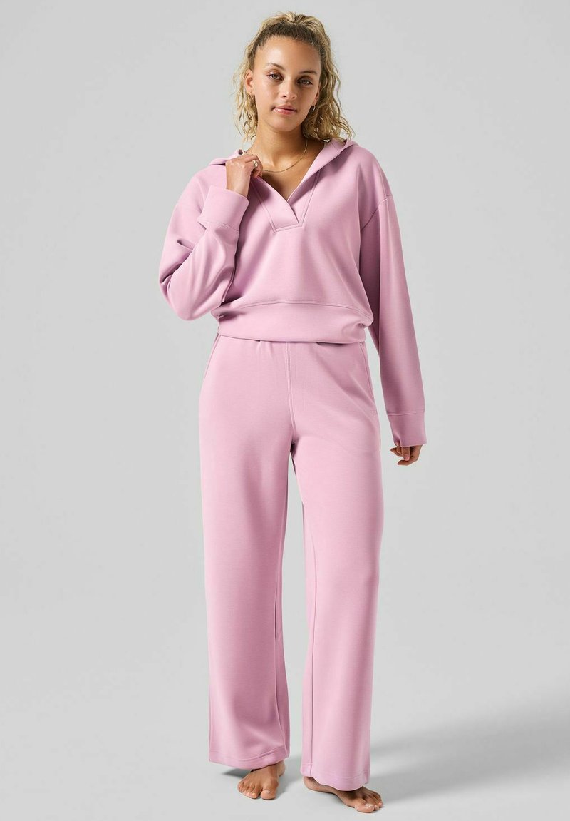 Casall PEACHY STRAIGHT LEG JOGGER - Pyjamasbyxor - winter mauve