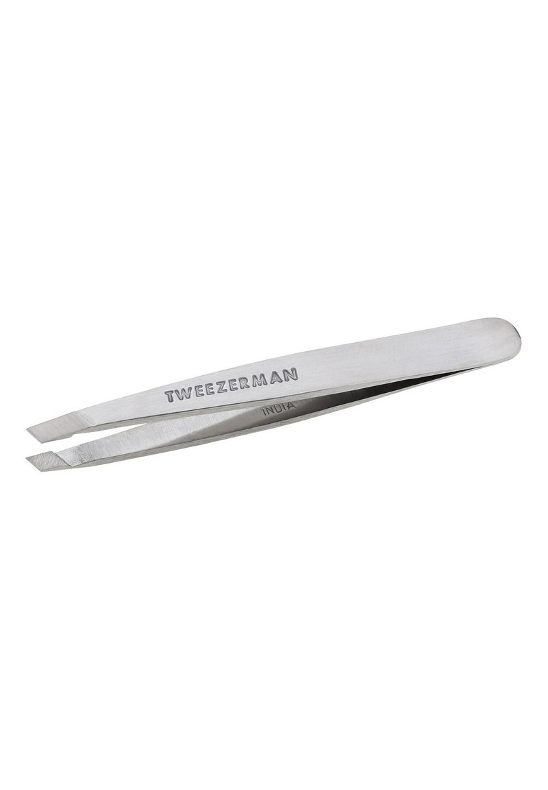 TWEEZERMAN - MINI SCHRÄGE PINZETTE - EDELSTAHL - Haarverwijderingstool - edelstahl, Vergroten