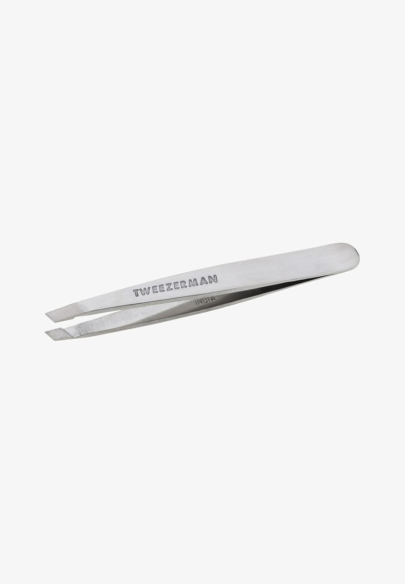TWEEZERMAN - MINI SCHRÄGE PINZETTE - EDELSTAHL - Haarverwijderingstool - edelstahl, Vergroten