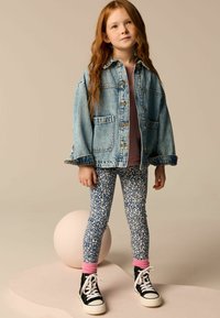 Next ANIMAL PRINT - Pajkice – hlače - blue ditsy flower