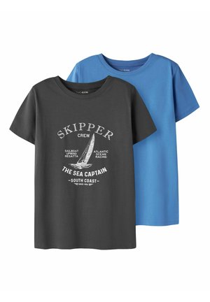 2-PACK  - T-shirts print - asphalt