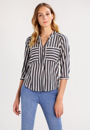 ERIKA - Blouse - black/snow