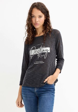 GRÁFICO - Camiseta de manga larga - gris