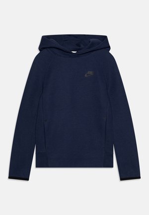 SPORTSWEAR TECH FLEECE - Felpa con cappuccio - midnight navy/aquarius blue/black