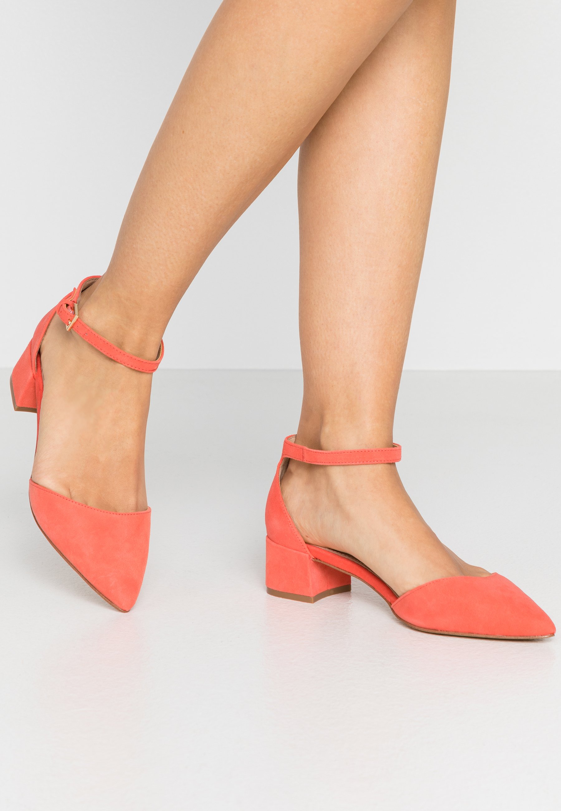 aldo orange heels