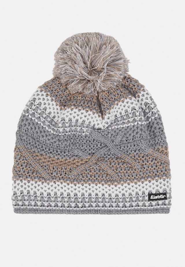 BROCK POMPON UNISEX - Mössa - graumeliert/beigemeliert/bunt