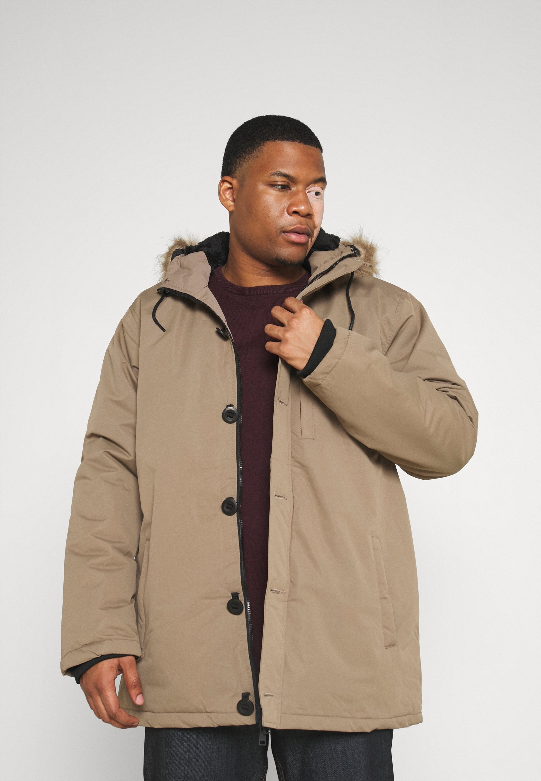 Brave Soul Winter coat - stone/beige - Zalando.co.uk