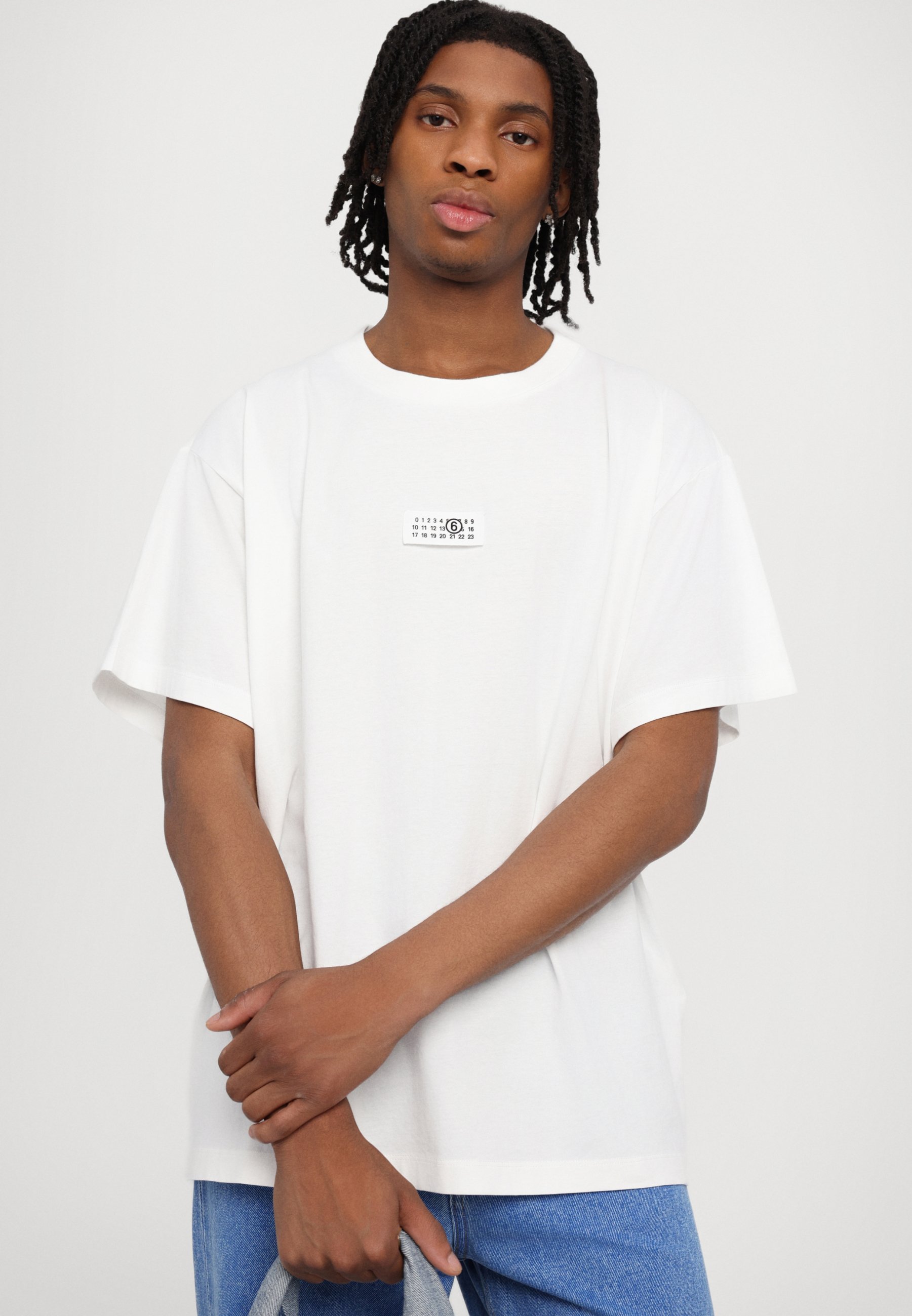 MM6 Maison Margiela Print T-shirt - off white/off-white