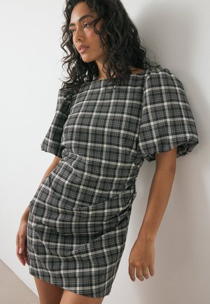 Denné šaty - checkered