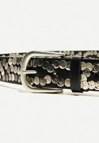 Bershka WIDE STUDDED - Öv - black