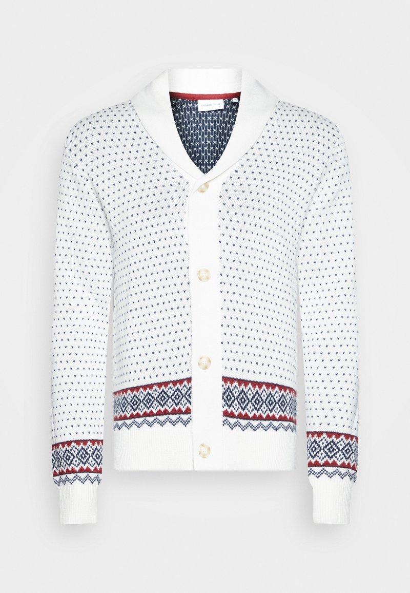 Lindbergh SHAWL COLLAR CARDIGAN Cardigan cream white/offwhite