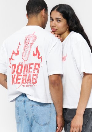 YOURTURN, REGULAR FIT - T-shirts print - white