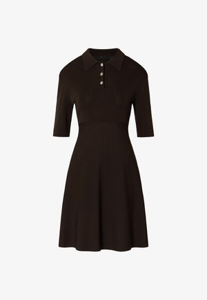 LIU JO, LIU JO SHORT KNIT DRESS - Robe pull - brown