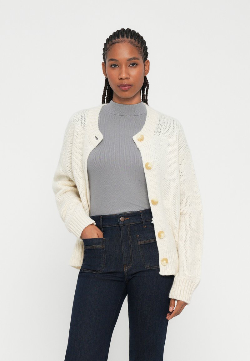Marc O'Polo DENIM CARDIGAN LONG SLEEVE CREW NECK Strickjacke