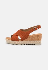 Gabor Comfort Sandali con plateau - metallic red
