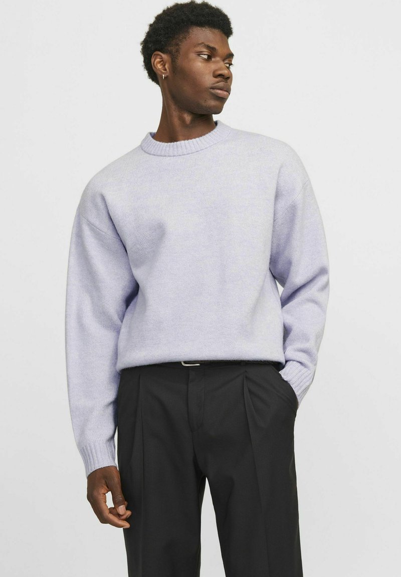 Jack & Jones JOROLLIE CREW NECK - Strickpullover - cosmic sky
