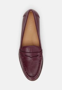 Lauren Ralph Lauren WYNNIE NAPPA LEATHER LOAFER - Παπούτσια χωρίς κορδόνια - pinot noir