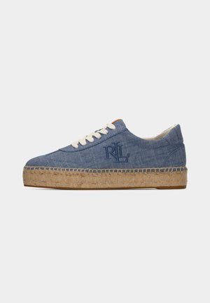 Lauren Ralph Lauren LUIZE LACE - Espadrilles - blue