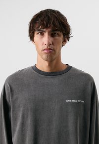 Don't Waste Culture ZABA UNISEX - Μπλούζα με μακριά μανίκια - vintage washed black