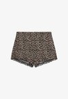 SHORTS MIT ANIMALPRINT SET - Pyjama - animalprint braun