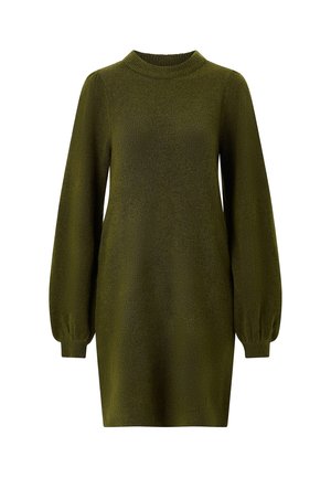 Ellos Collection, STRICKKLEID MIT LANGEN ÄRMELN - Jumper dress - grüne farbe