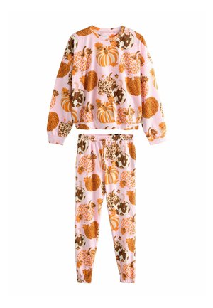 REGULAR FIT LONG SLEEVE SET - Pyjama set - pink pumpkin