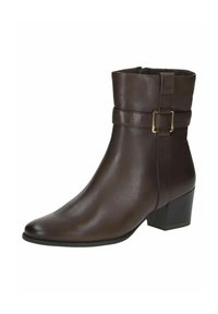 Caprice Botines - dk brown nappa