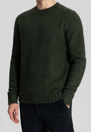 Strickpullover - dark green