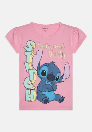 NMFFOLLY STITCH - T-Shirt print - pink frosting