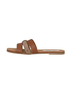 Steve Madden EDRIAH - Mules - cognac multi