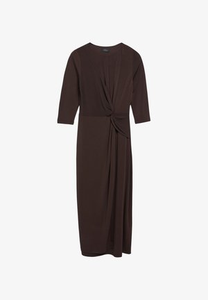 s.Oliver, KLEID - Jerseyjurk - dunkelbraun