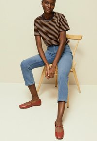 Next CROPPED - Džíny Slim Fit - mid blue