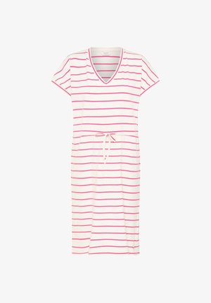 b.young, BYPANDINNA VNECK DRESS 3 - Trikotaažkleit - raspberry rose/white stripe
