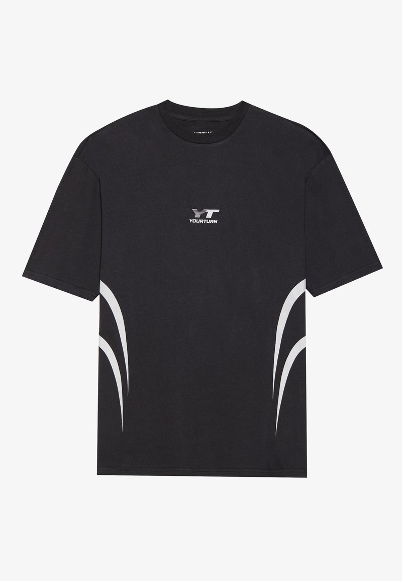 YOURTURN T-shirt print zwart YOURTURN T-shirt print zwart