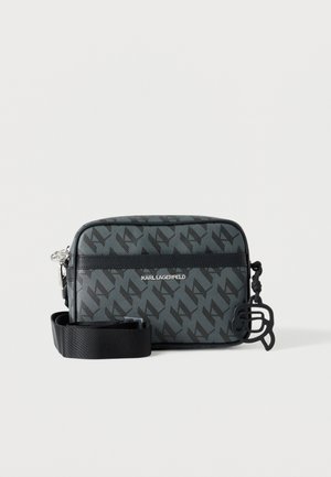 KARL LAGERFELD, IKON MONOGRAM - Skulderveske - black