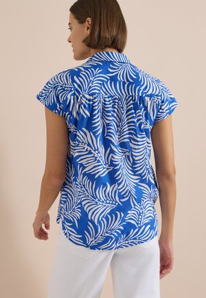 Cecil, KURZARM HEMDBLUSE MIT PRINT - Chemisier - surf blue