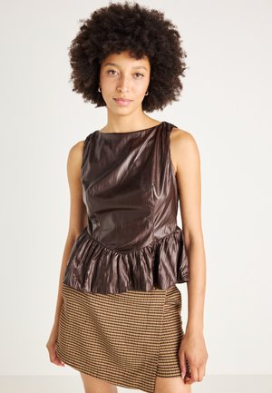 PEPLUM - Top - brown