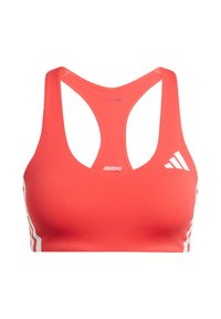 ADIZERO - Sportski grudnjak s jakom potporom - semi lucid red
