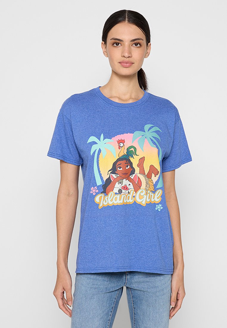 Disney T-shirt print blauw