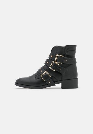 ONLY SHOES, Bottines de cowboy / motard - black